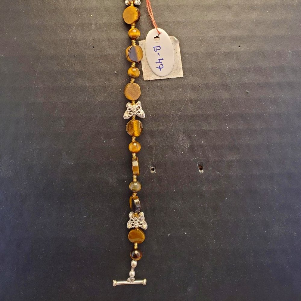 Tiger Eye Butterfly Bracelet